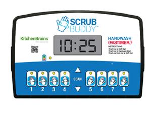 Kitchen Brains announces Scrub Buddy, the all-in-one handwash timer.